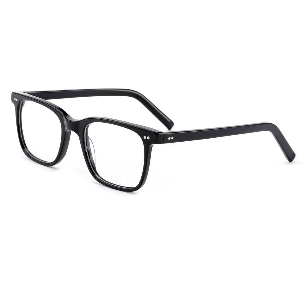 2024 Sara Luxury Glasses Frame Men Optical Square Rim Eyeglasses Frame Male High Quality Acetate Clear Spectacles
