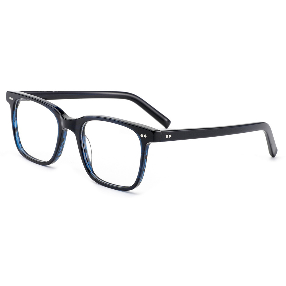 2024 Sara Luxury Glasses Frame Men Optical Square Rim Eyeglasses Frame Male High Quality Acetate Clear Spectacles