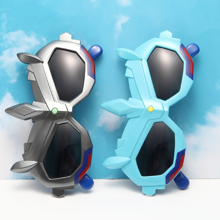 New children's fashion cartoon sunglasses boy anti-ultraviolet Ultraman sunglasses cartoon glasses wholesale