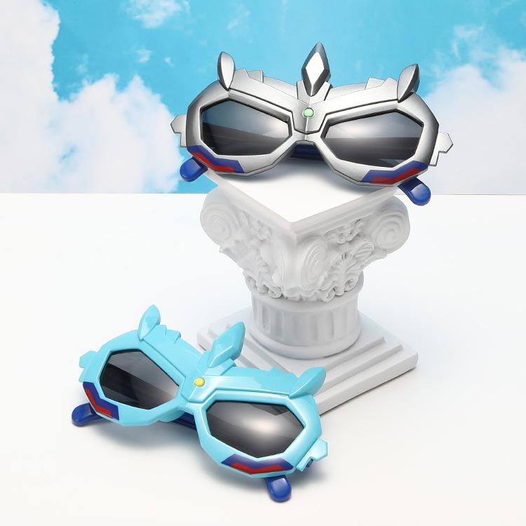 New children's fashion cartoon sunglasses boy anti-ultraviolet Ultraman sunglasses cartoon glasses wholesale