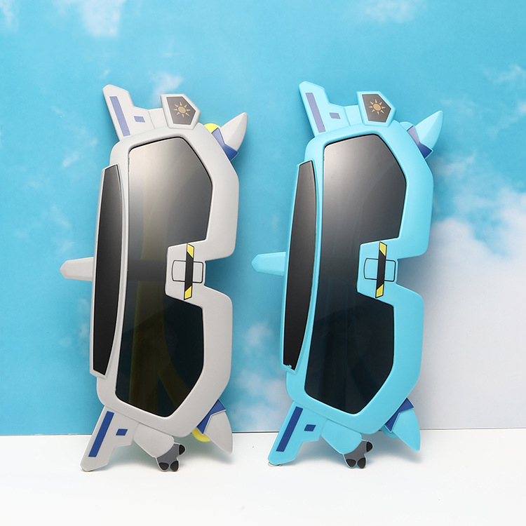 New children's girls fashion sunglasses UV protection robot cute cartoon sunglasses Baby sunglasses