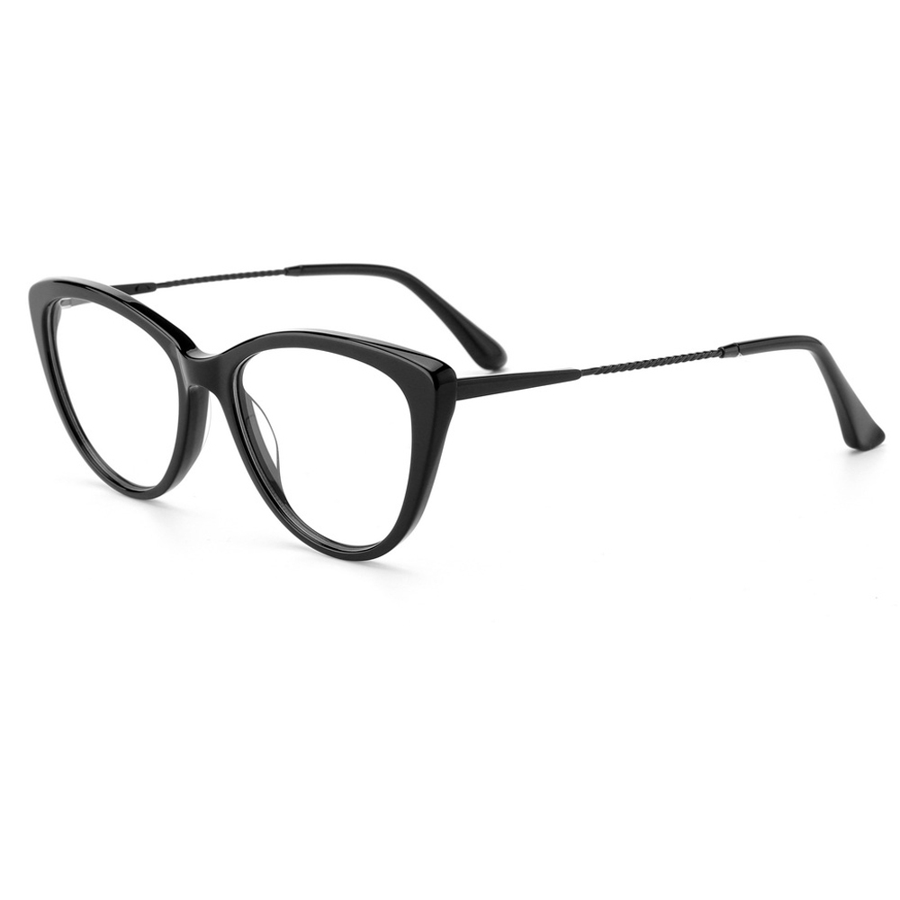 Fashion Wesee black blue tortoise green red Cat eye Acetate eyeglasses frames acetate frame wholesale optical glasses in stock