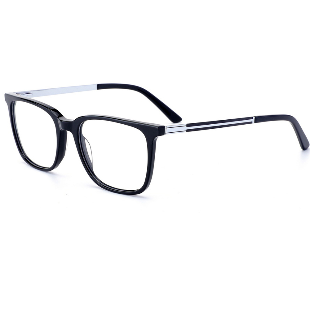 2024  Handmade High Quality Acetate Frame Male and Female Square Frame Factory Stock Women Luxury Brand Prescription Eyewear