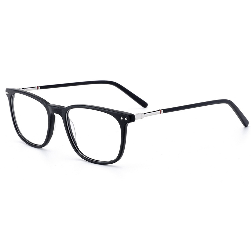 Square Acetate Frames Modern Vintage Thin Eye Glasses High Quality Optical Stainless Frame acetate optical frame cnc machine