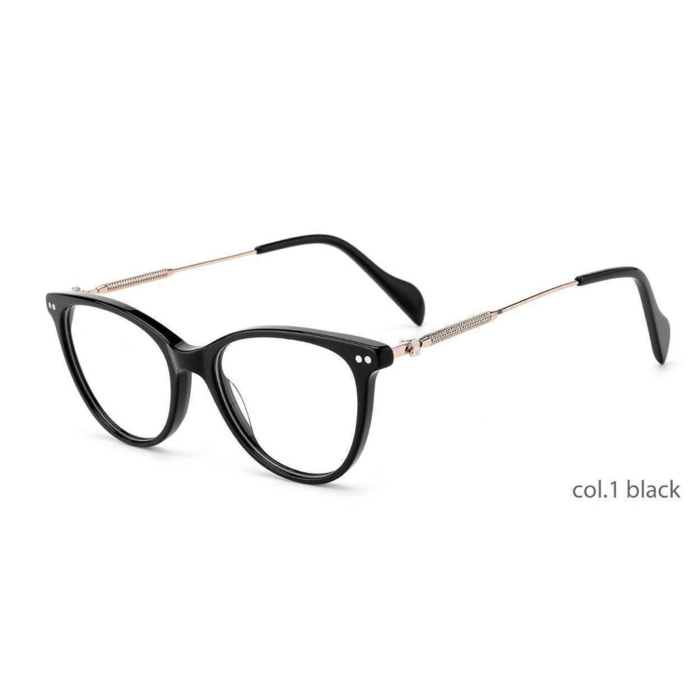 OEM stylish cateye glasses acetate frames for fashionable style of optical glasses unisex glasses at affordable price