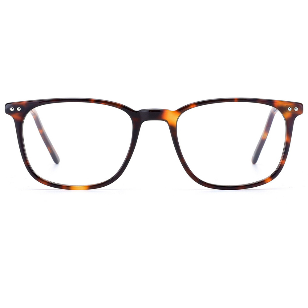 Square Acetate Frames Modern Vintage Thin Eye Glasses High Quality Optical Stainless Frame acetate optical frame cnc machine