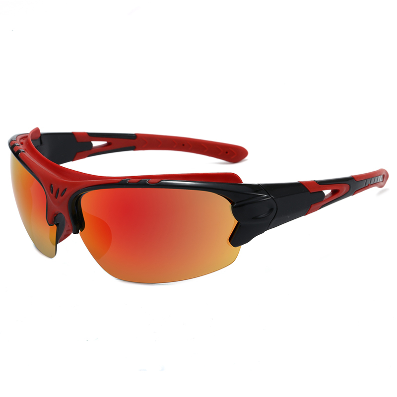Promotional OEM Reasonable Price Plastic Frame Men Cycling Sports Sunglasses