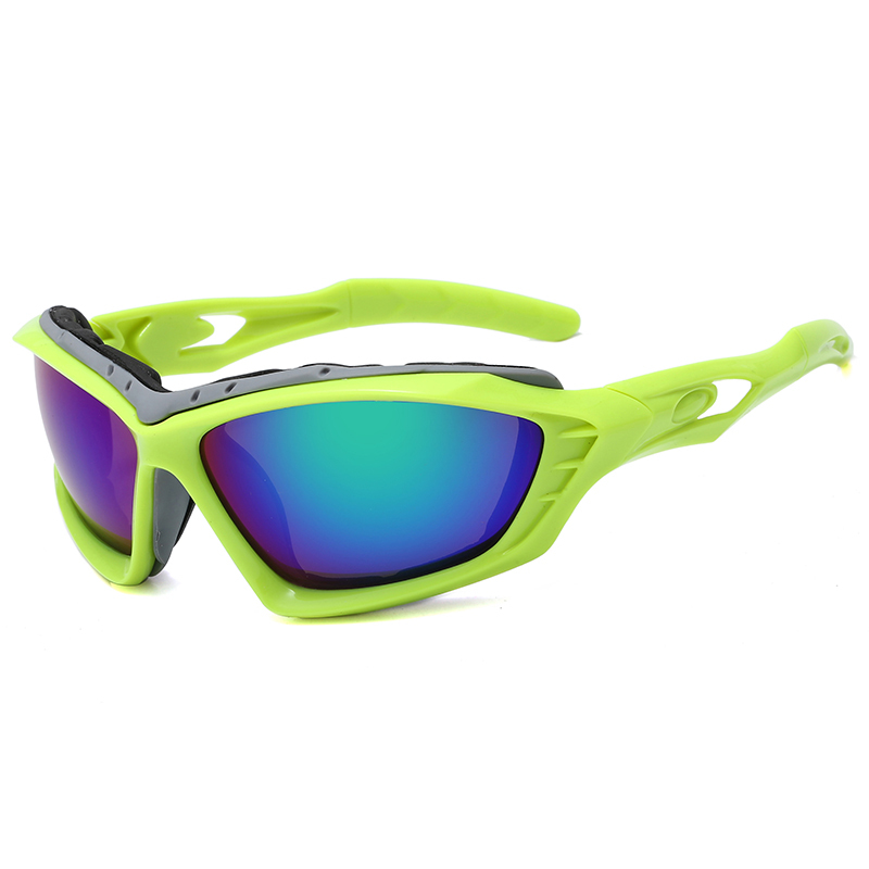 Custom Or Standard Low Price 2023 Wrap Plastic Mirror Sport Sunglasses For Fish