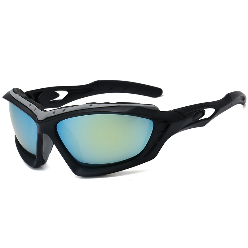 Custom Or Standard Low Price 2023 Wrap Plastic Mirror Sport Sunglasses For Fish