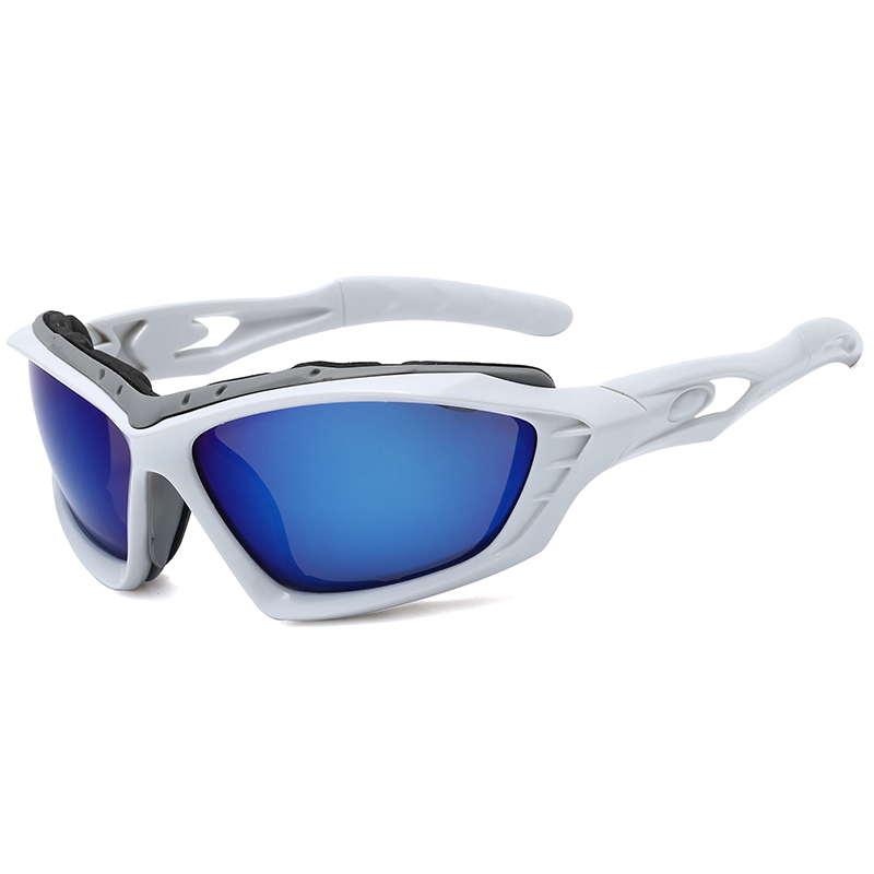Custom Or Standard Low Price 2023 Wrap Plastic Mirror Sport Sunglasses For Fish