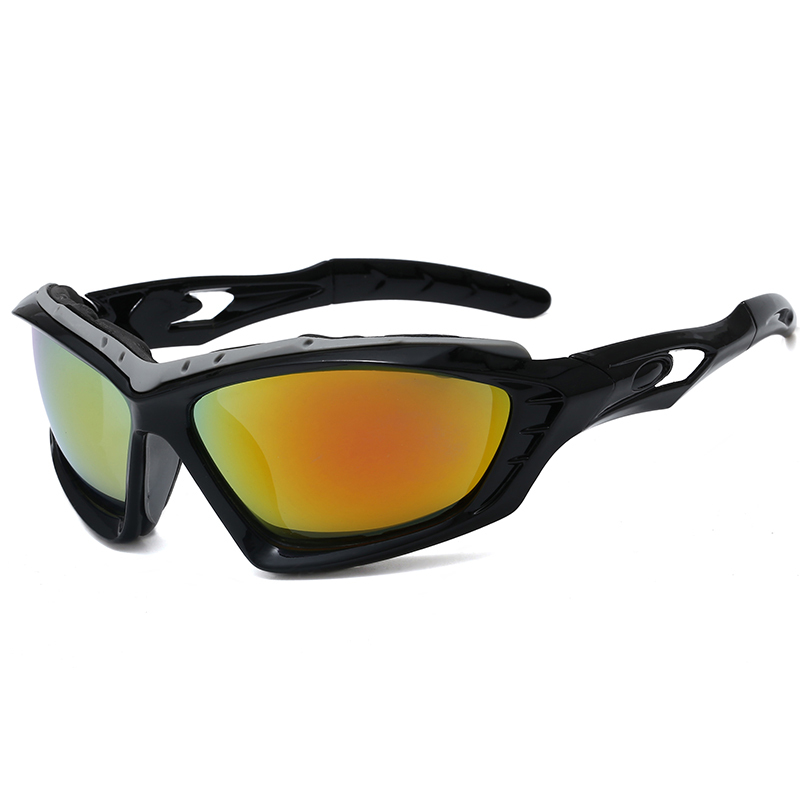 Custom Or Standard Low Price 2023 Wrap Plastic Mirror Sport Sunglasses For Fish