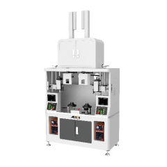 Double Stations Servo Straight Circular Argon Welding Machine