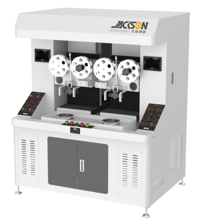 Double Stations CNC Mouth & Bottom Welding Seam Grinding Machine