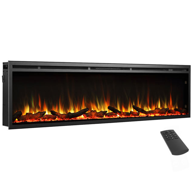 Castello Media Wall Inset Electric Fireplace