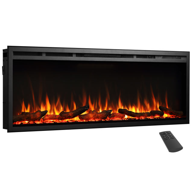 Castello Media Wall Inset Electric Fireplace