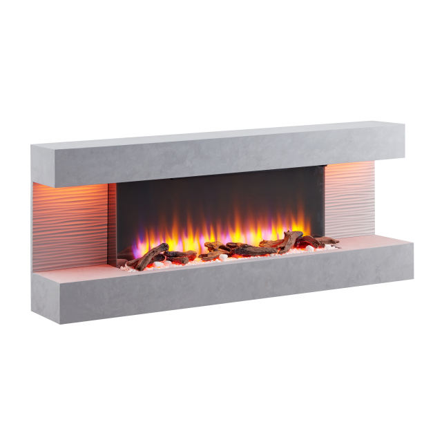 Kingston 50" Wall Mounted Fireplace