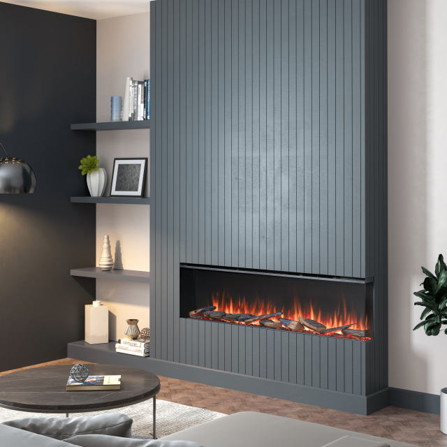 Knighton 59'' Electric Fireplace