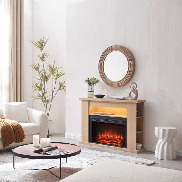 FLAMME 51"  Electric Fireplace Suite