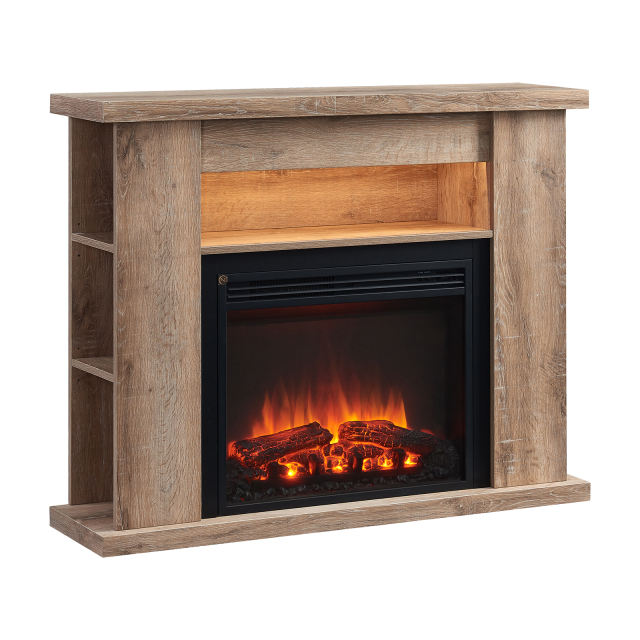FLAMME 43" Electric Fireplace Suite