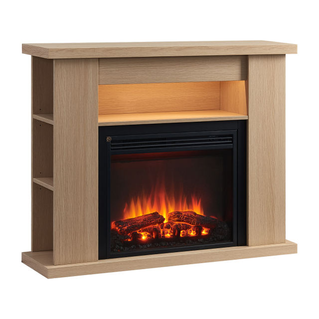 FLAMME 43" Electric Fireplace Suite