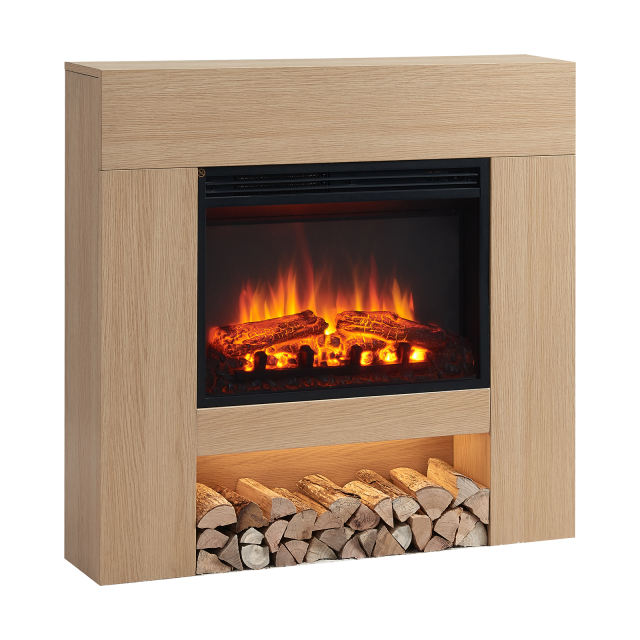 FLAMME 37" Beadell Electric Fireplace Suite