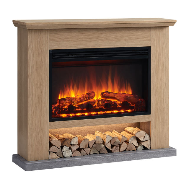 FLAMME 39" Beadell Electric Fireplace Suite