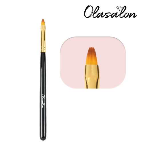 Olasalon Professional Pincel De Gel Manga negra #8 #10