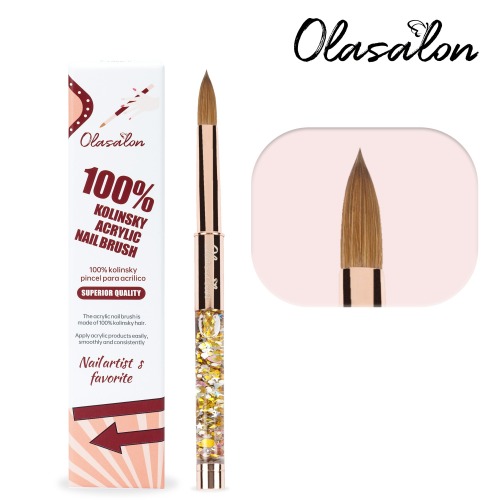 Olasalon 100% Kolinsky PINCEL Para Acrilico