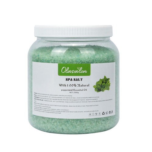 Olasalon Spa Pedicure Salts Peppermint- TamañO Pro-2300G