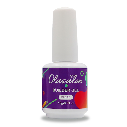Gel De ConstruccióN Olasalon, ExtensióN De UñAs De Gel Duro, Transparente, Cubierta Desnuda, Rosado, Blanco 0.5 Oz OLA213