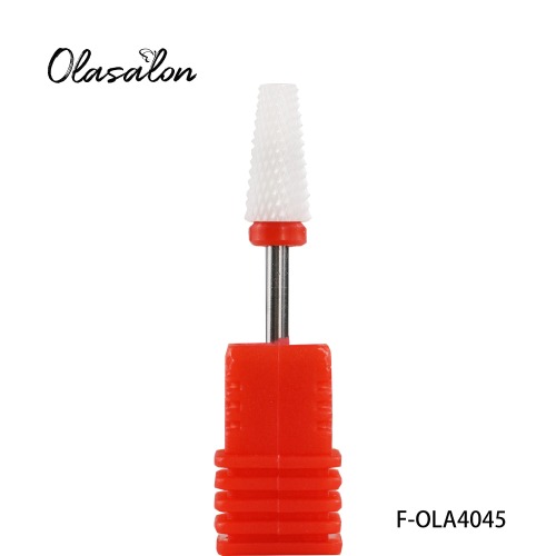 Brocas para uñas 3/32. Parte superior plana cónica de cerámica F-gruesa, M-gruesa, C-gruesa, C-gruesa, XC-gruesa