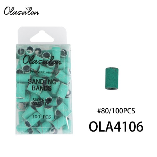 Bandas de anillos de lijado Verde 80# 180# 240# /100 Pcs