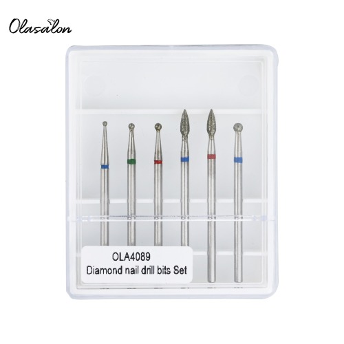 Juego de brocas para uñas DIAMOND de 6 piezas/OLA4089