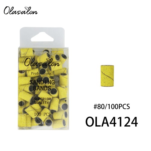 Bandas de anillos de lijado Amarillo 80# 180# 240# /100psc