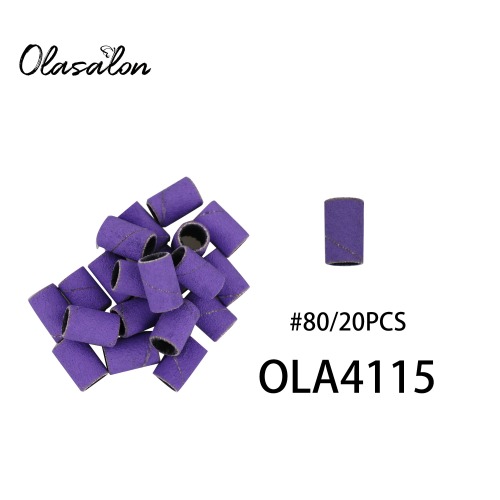 Bandas de anillo de lijado Púrpura 80# 180# 240# /20 piezas