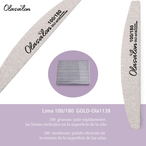 Lima olasalon 100/180 medialuna 25/pt-level Gold -ola1138