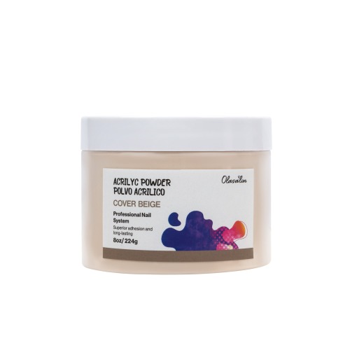 Polvo Acrilico OLASALON -  Cover Beige ola308-  8 oz,