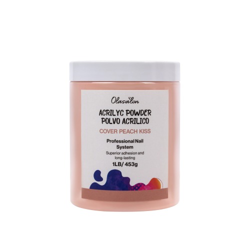 Polvo Acrilico OLASALON - Cover Peach Kiss- 1 lb