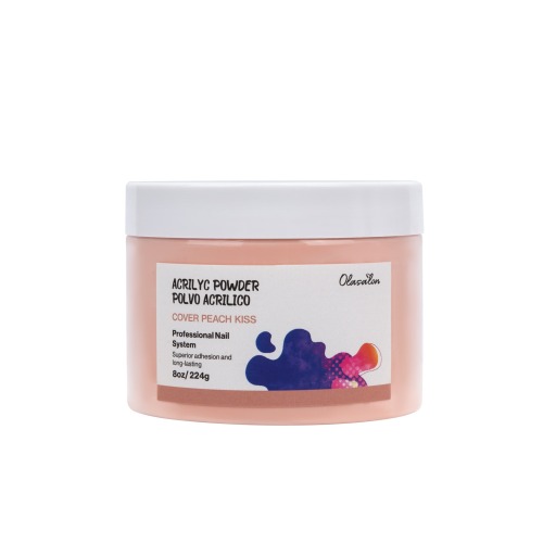 Polvo Acrilico OLASALON - Cover Peach Kiss- 8 oz,