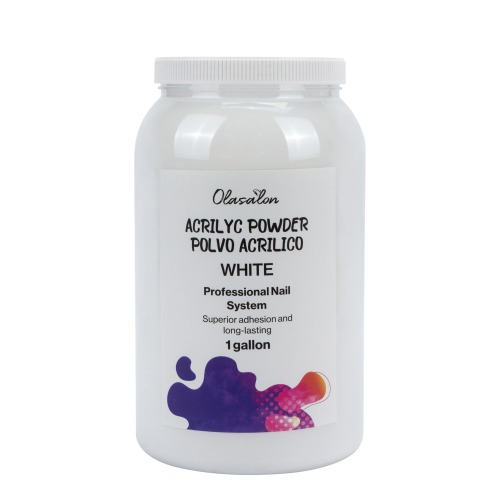 Polvo Acrilico OLASALON - Blanco ola302- 1 gal