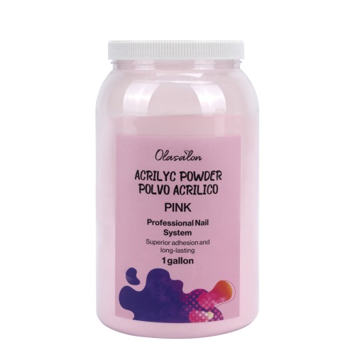 Polvo Acrilico OLASALON -  Pink ola303- 1 gal