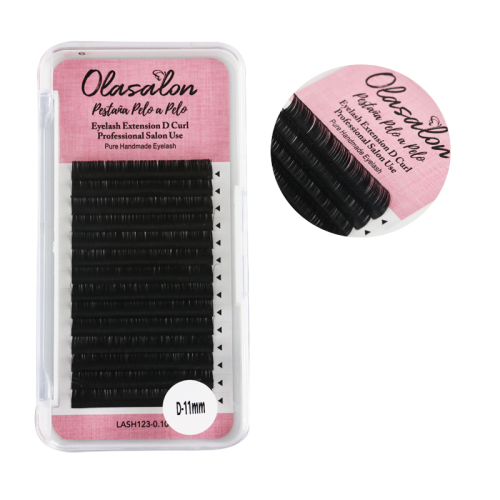 Pestaña pelo a pelo-0.10 olasalon lash123-10mm-14mm