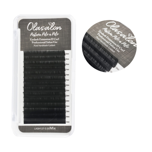 Pestaña pelo a pelo-0.05-tamaño Mixto-olasalon lash127