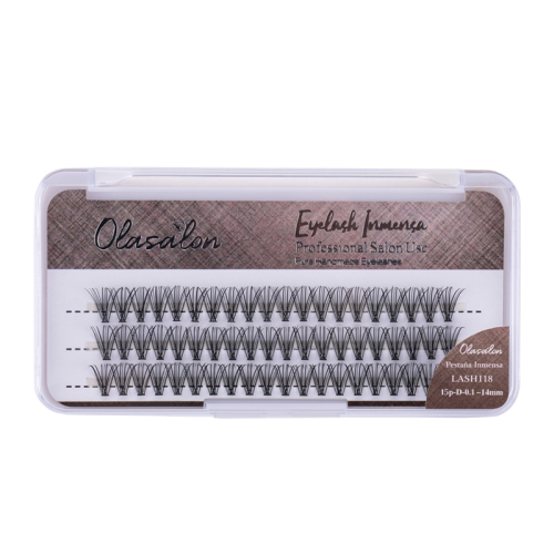 Pestaña Inmensa OLASALON-LASH118- 15P-0.1-10mm-14mm