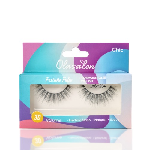 PESTAÑA DE UN PAR-lash204~lash208