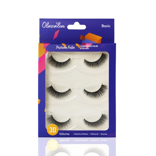 PESTAÑA DE 3 PARES-lash351~lash355