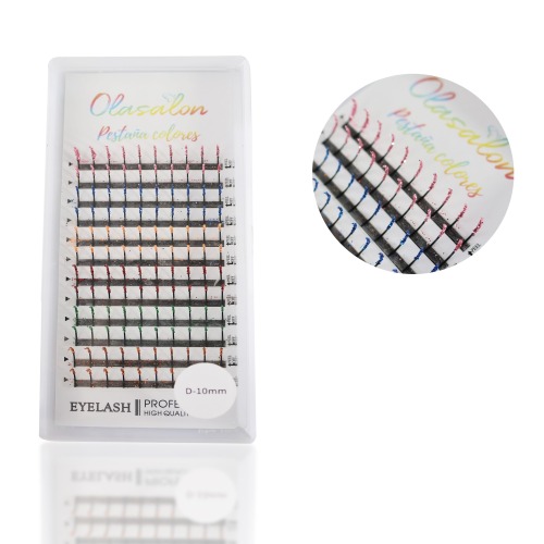 Pestaña con escarcha colores -10mm-14mm-lash401