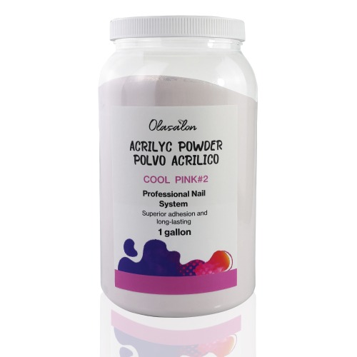 Polvo Acrilico OLASALON - Acrylic Powder/Cool Pink#2 ola427-1GAL