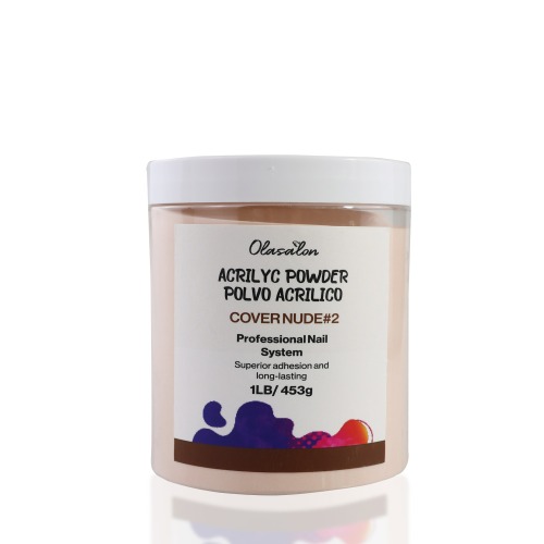 Polvo Acrilico OLASALON -Acrylic Powder/  Cover nude#2 ola414-1LB
