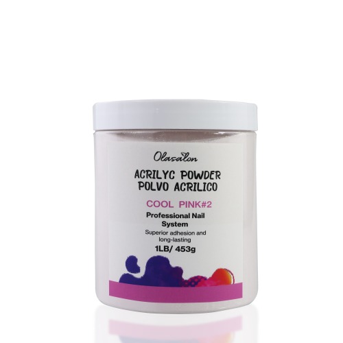 Polvo Acrilico OLASALON - Acrylic Powder/Cool Pink#2 ola426-1LB